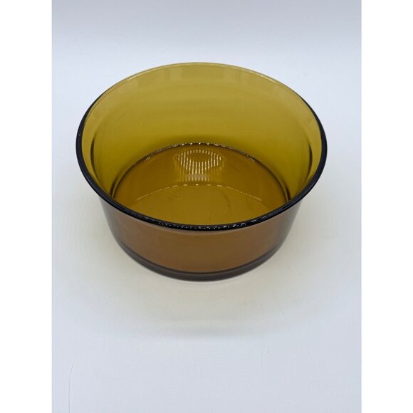 Vintage Anchor Hocking Fire-King Amber Glass Bowl 8.5" in dia. - Picture 2 of 9